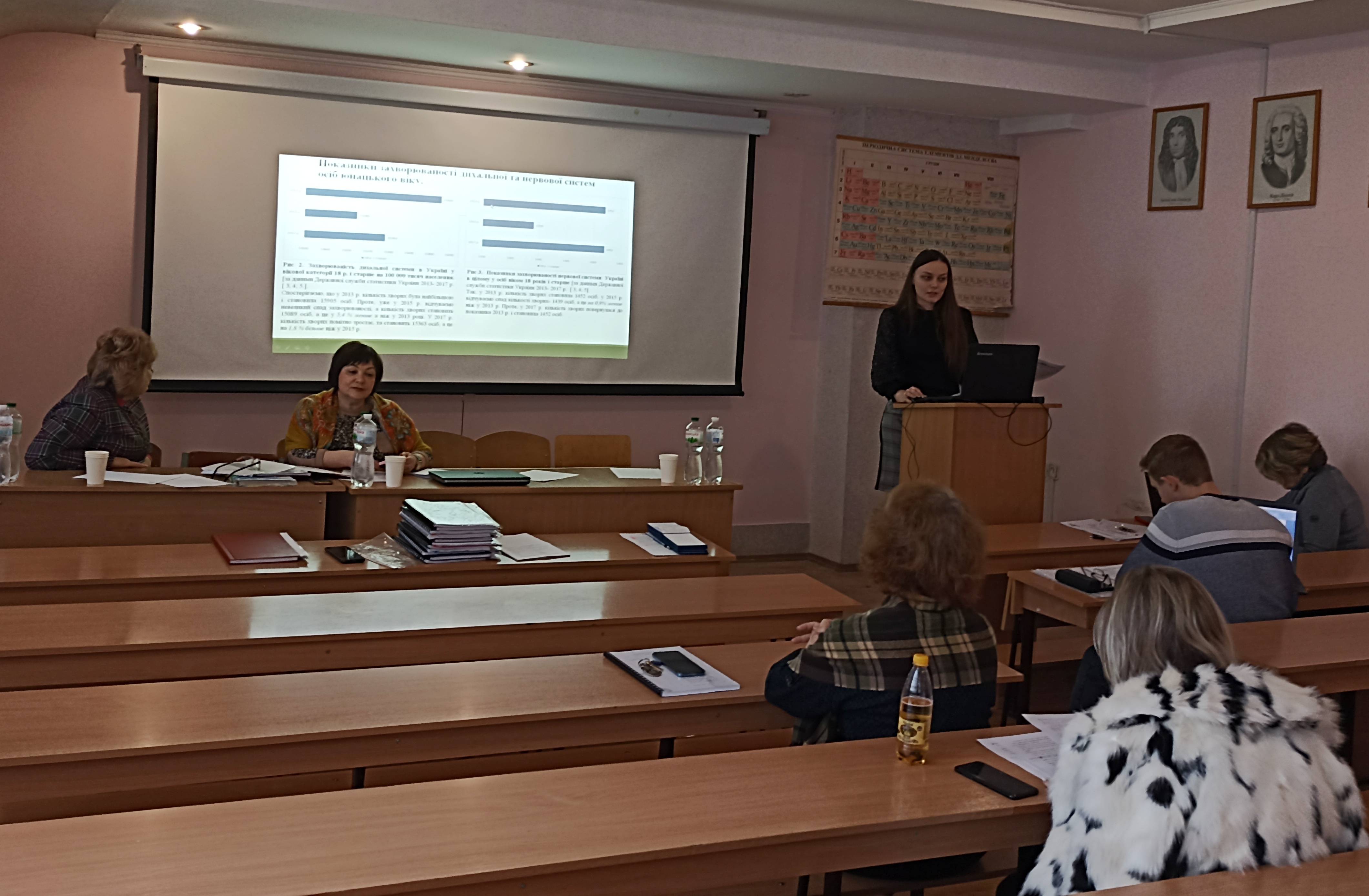 Магістранти впевнено презентували результати своїх досліджень з допомогою мультимедійної техніки